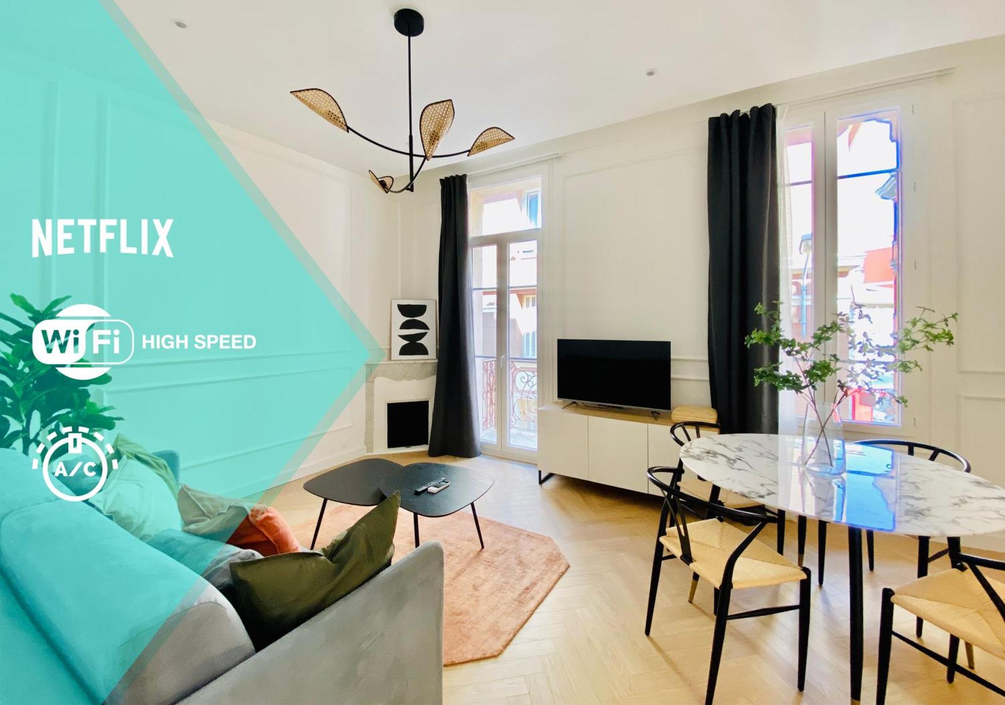 Newly Renovated Apartment With Balcony, Ac, Fiber Internet Monte Carlo Exterior foto